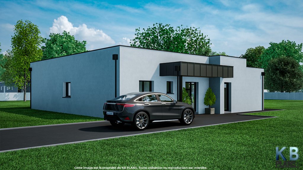 Plan maison plein pied